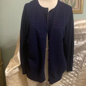 Cable & gauge sweater